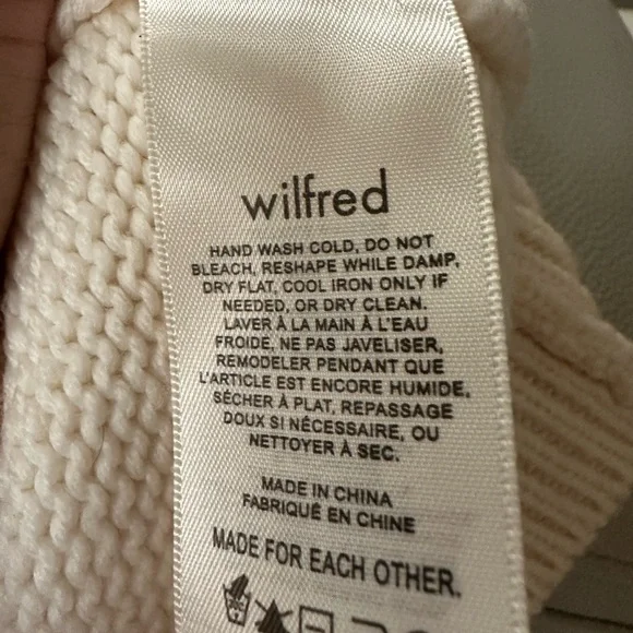 Aritzia Wilfred Rosemary Crewneck merino wool super soft sweater - Picture 17 of 17